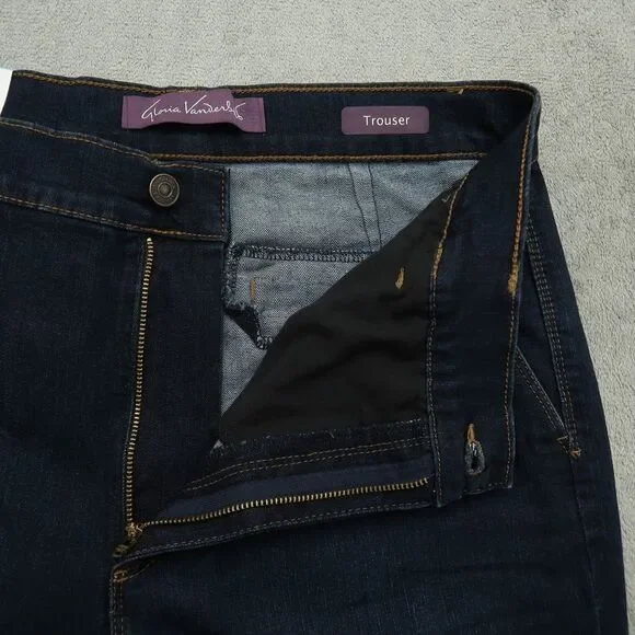 Gloria Vanderbilt Jeans Women's 12 High-Rise Trouser Flared Leg 31" Inseam NWT - Picture 2 of 16